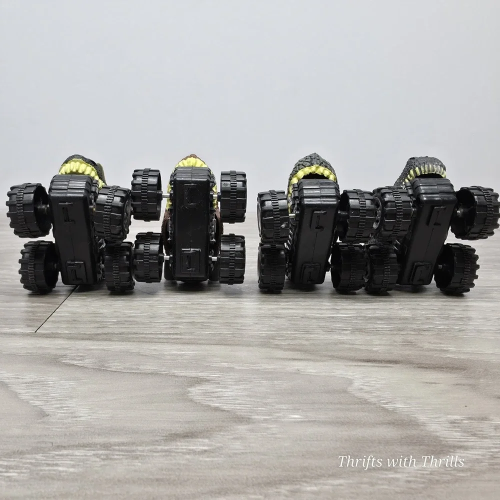 Dinosaur‎ Monster Trucks Pull Back Trucks -  Lot Of 4 - Tested